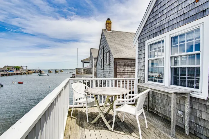 Waterfront home overlooking Nantucket Harbor